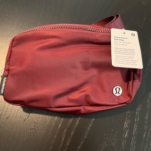 Lululemon Everywhere Belt Bag Fanny Pack Red Merlot BRAND NEW WITH TAGS